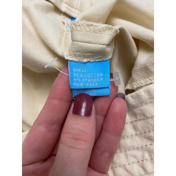 J. McLaughlin NWOT Cotton Mini Skirt Womens Size‎ 10 Cream Preppy Fall - Picture 8 of 9